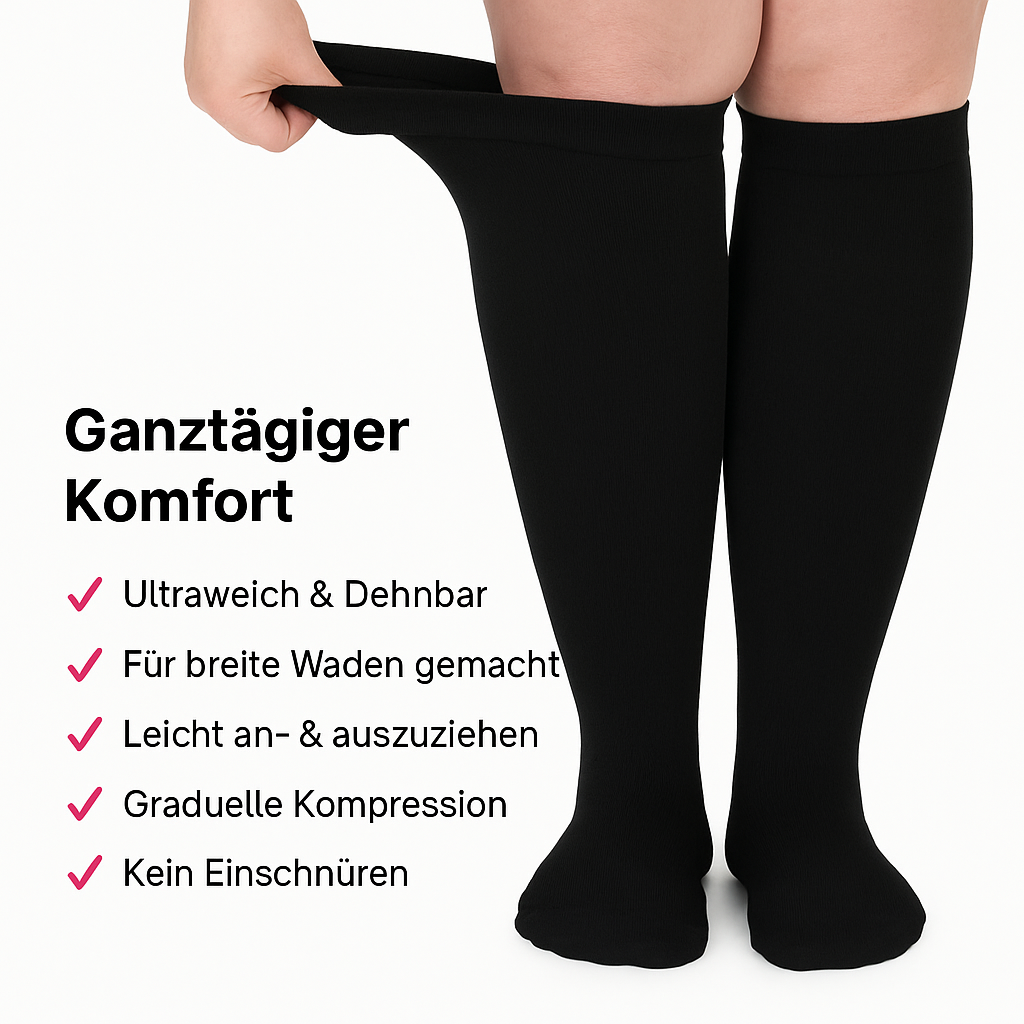 Fortschrittliche Weite Kompressionssocken zur Schmerzlinderung